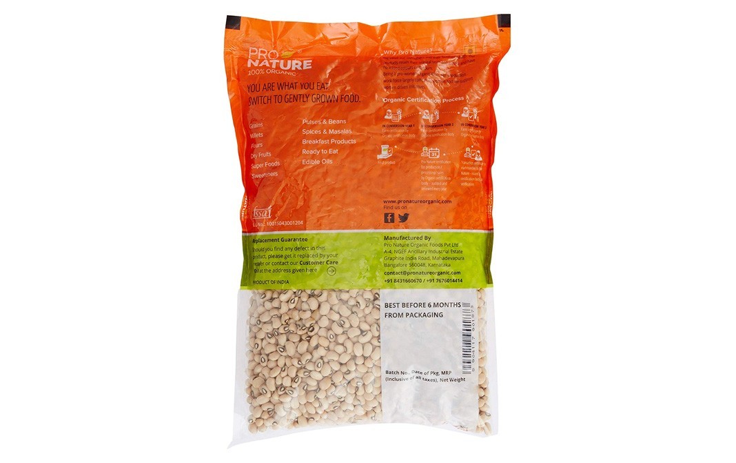 Pro Nature Cow Pea (White)    Pack  1 kilogram